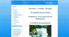 Desktop Screenshot of praxis-zoeheine.de