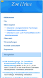 Mobile Screenshot of praxis-zoeheine.de